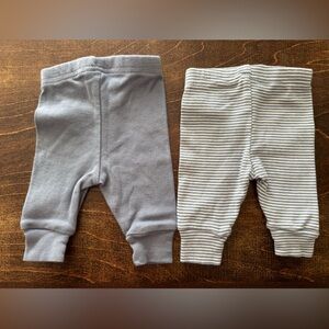 Carter's Blue and Blue/White Striped Joggers for Kids